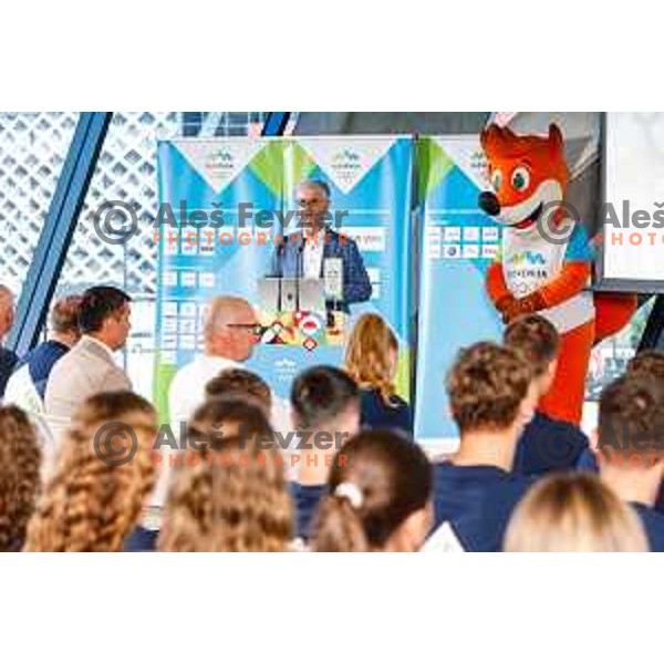 Official presentation of Slovenia team for EYOF Skopje 2025, Ljubljana on July 14, 2025