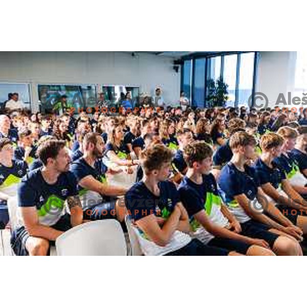 Official presentation of Slovenia team for EYOF Skopje 2025, Ljubljana on July 14, 2025