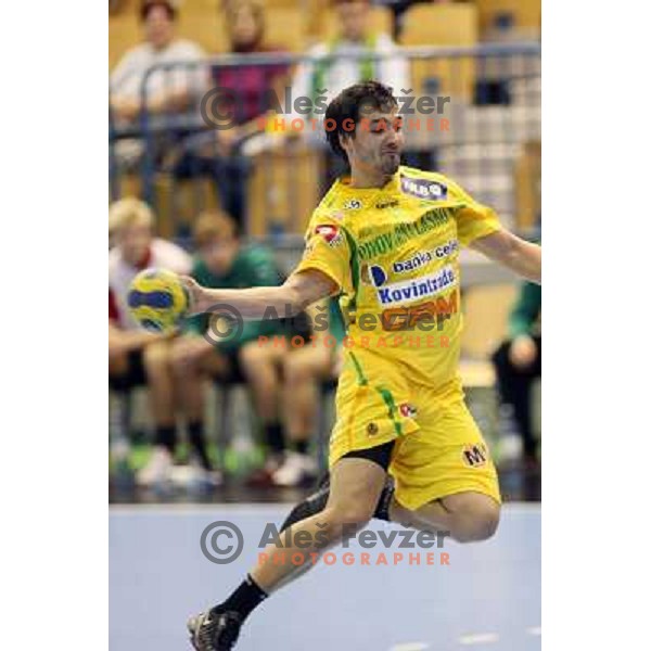 Spiler at handball match Celje Pivovarna Lasko (SLO)- Hammarby (SWE) in EHF Championsleague, played in Celje (Slovenia) 11.10.2008 