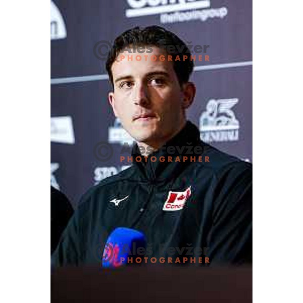Volleyball Nations League press conference in Ljubljana, Slovenia on July 15, 2025