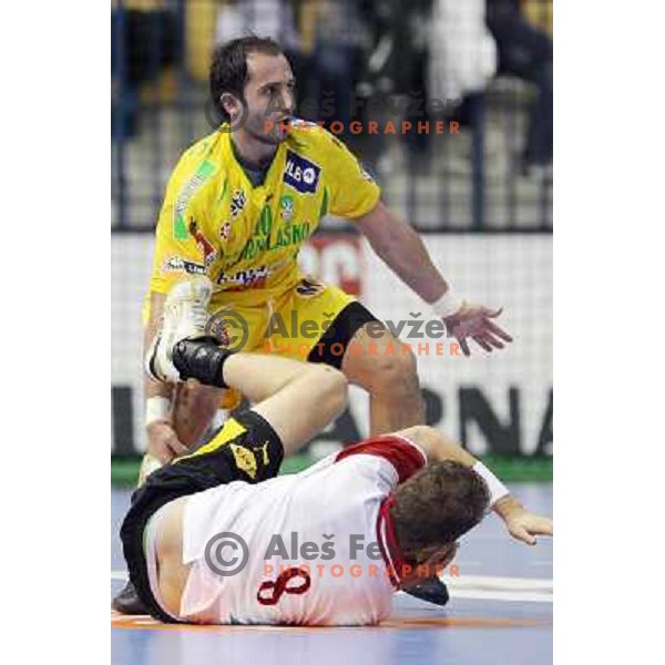 Toskic at handball match Celje Pivovarna Lasko (SLO)- Hammarby (SWE) in EHF Championsleague, played in Celje (Slovenia) 11.10.2008 
