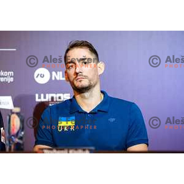 Volleyball Nations League press conference in Ljubljana, Slovenia on July 15, 2025