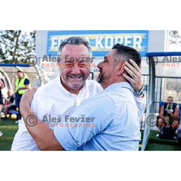 Slavisa Stojanovic, head coach of Koper during UEFA Conference League first qualifying round football match between FC Koper (SLO) and FK Zeljeznicar Sarajevo (BiH) at Bonifika Stadium in Koper, Slovenia on July 17, 2025