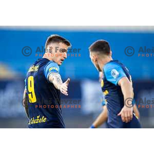 in action during UEFA Europa League 2025/26 qualifier football match between NK Celje and Sabah FC in Stadion z’dezele, Celje, Slovenia on July 17, 2025. Photo: Jure Banfi