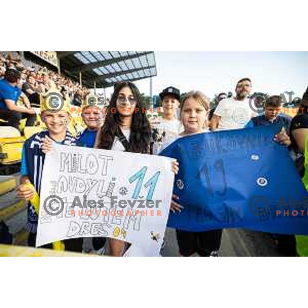 Fans of NK Celje during UEFA Europa League 2025/26 qualifier football match between NK Celje and Sabah FC in Stadion z’dezele, Celje, Slovenia on July 17, 2025. Photo: Jure Banfi