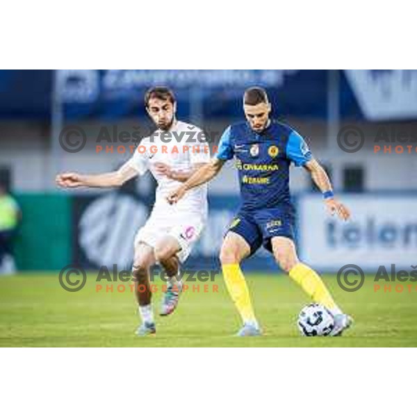 Danijel Sturm in action during UEFA Europa League 2025/26 qualifier football match between NK Celje and Sabah FC in Stadion z’dezele, Celje, Slovenia on July 17, 2025. Photo: Jure Banfi