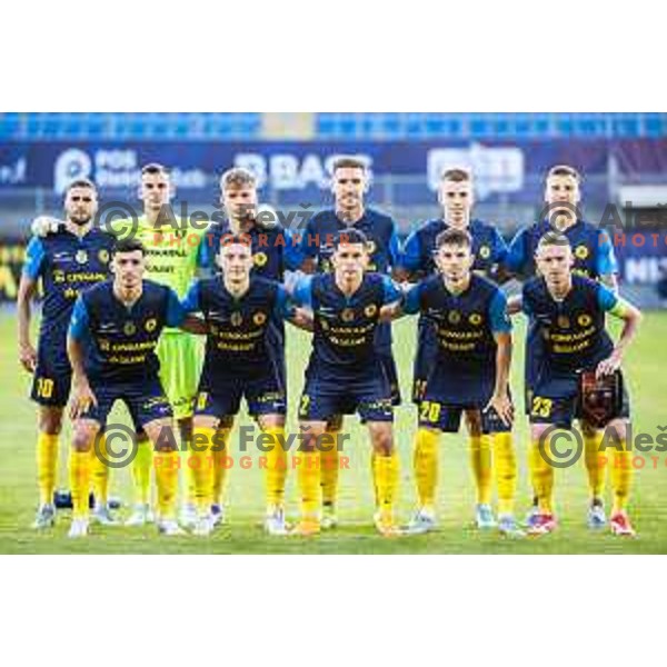 NK Celje starting eleven during UEFA Europa League 2025/26 qualifier football match between NK Celje and Sabah FC in Stadion z’dezele, Celje, Slovenia on July 17, 2025. Photo: Jure Banfi