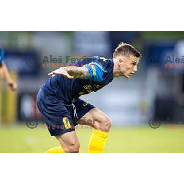 in action during UEFA Europa League 2025/26 qualifier football match between NK Celje and Sabah FC in Stadion z’dezele, Celje, Slovenia on July 17, 2025. Photo: Jure Banfi