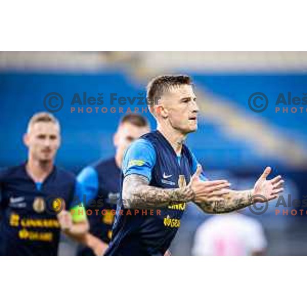 in action during UEFA Europa League 2025/26 qualifier football match between NK Celje and Sabah FC in Stadion z’dezele, Celje, Slovenia on July 17, 2025. Photo: Jure Banfi
