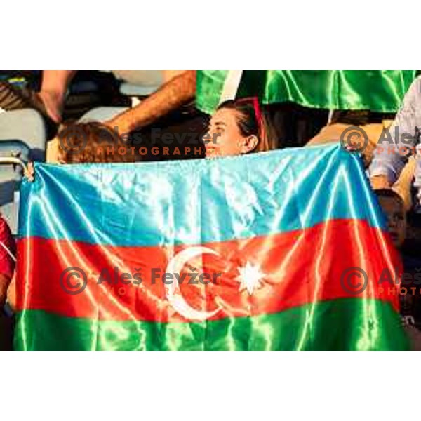 in action during UEFA Europa League 2025/26 qualifier football match between NK Celje and Sabah FC in Stadion z’dezele, Celje, Slovenia on July 17, 2025. Photo: Jure Banfi