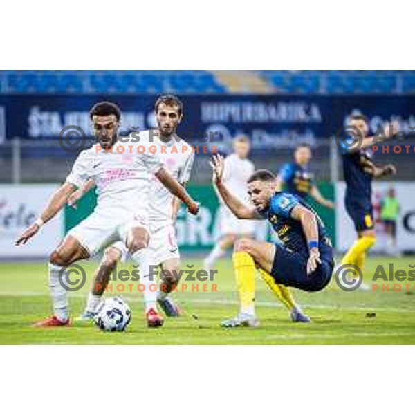 in action during UEFA Europa League 2025/26 qualifier football match between NK Celje and Sabah FC in Stadion z’dezele, Celje, Slovenia on July 17, 2025. Photo: Jure Banfi
