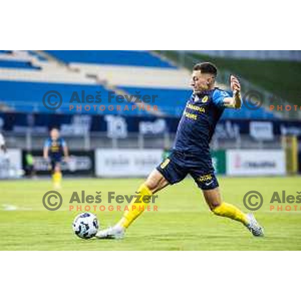 in action during UEFA Europa League 2025/26 qualifier football match between NK Celje and Sabah FC in Stadion z’dezele, Celje, Slovenia on July 17, 2025. Photo: Jure Banfi