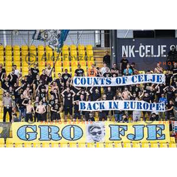 in action during UEFA Europa League 2025/26 qualifier football match between NK Celje and Sabah FC in Stadion z’dezele, Celje, Slovenia on July 17, 2025. Photo: Jure Banfi