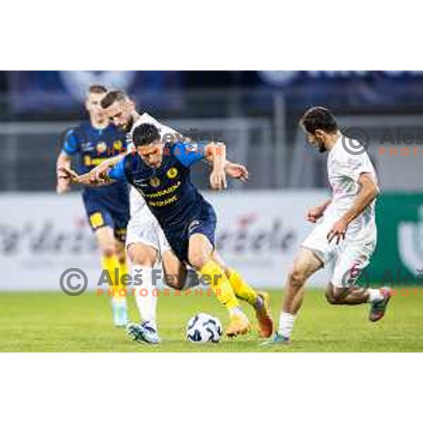 in action during UEFA Europa League 2025/26 qualifier football match between NK Celje and Sabah FC in Stadion z’dezele, Celje, Slovenia on July 17, 2025. Photo: Jure Banfi