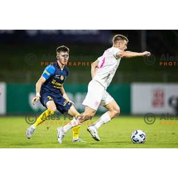 in action during UEFA Europa League 2025/26 qualifier football match between NK Celje and Sabah FC in Stadion z’dezele, Celje, Slovenia on July 17, 2025. Photo: Jure Banfi