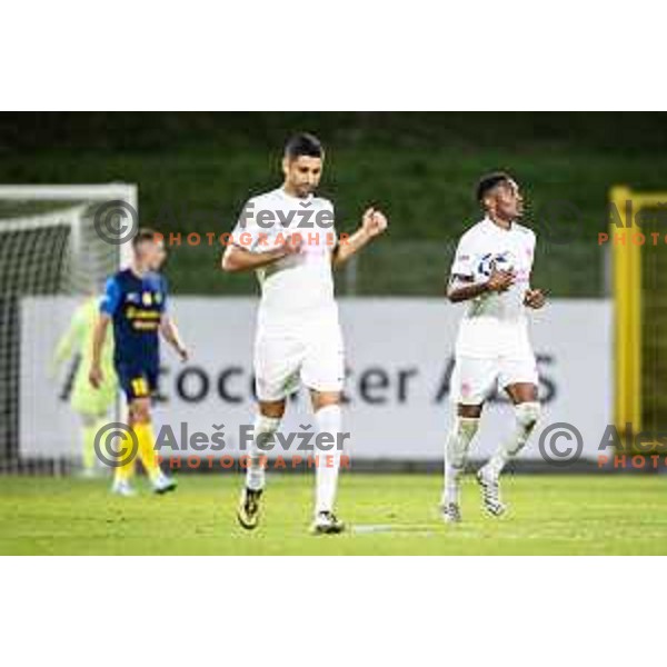 in action during UEFA Europa League 2025/26 qualifier football match between NK Celje and Sabah FC in Stadion z’dezele, Celje, Slovenia on July 17, 2025. Photo: Jure Banfi