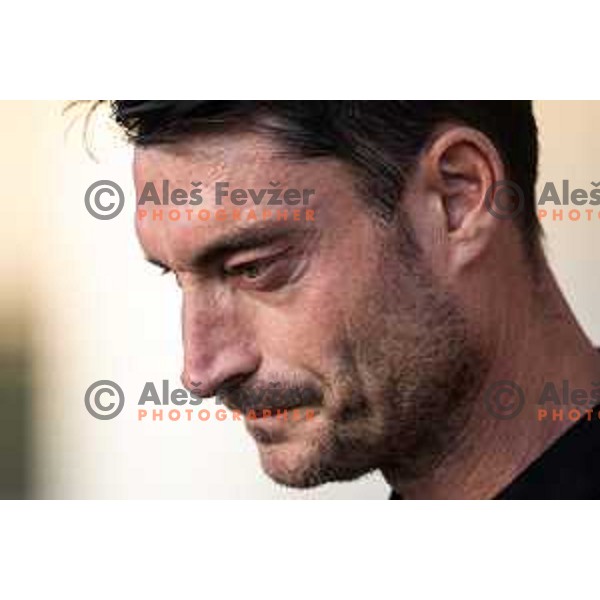 Albert Riera, head coach of NK Celje during UEFA Europa League 2025/26 qualifier football match between NK Celje and Sabah FC in Stadion z’dezele, Celje, Slovenia on July 17, 2025. Photo: Jure Banfi