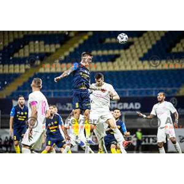 in action during UEFA Europa League 2025/26 qualifier football match between NK Celje and Sabah FC in Stadion z’dezele, Celje, Slovenia on July 17, 2025. Photo: Jure Banfi