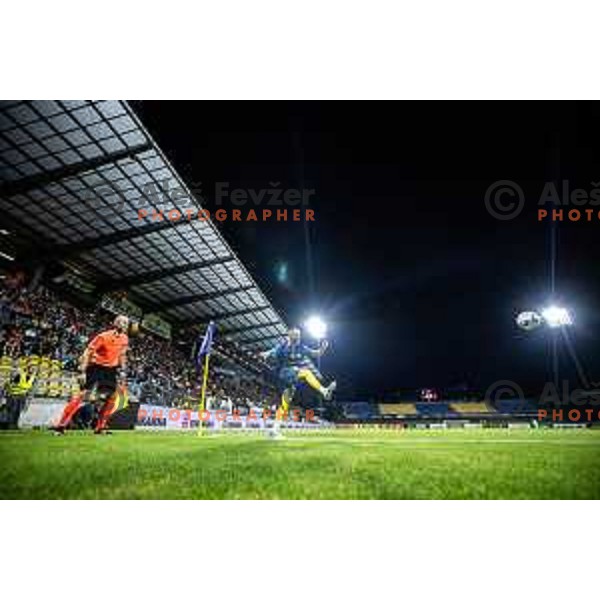 in action during UEFA Europa League 2025/26 qualifier football match between NK Celje and Sabah FC in Stadion z’dezele, Celje, Slovenia on July 17, 2025. Photo: Jure Banfi