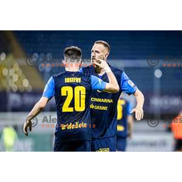 in action during UEFA Europa League 2025/26 qualifier football match between NK Celje and Sabah FC in Stadion z’dezele, Celje, Slovenia on July 17, 2025. Photo: Jure Banfi