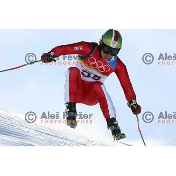 Ondrej Bank (CZE) at 2006 Torino Winter Olympic games men\'s Giant Slalom in Sestriere on February 20, 2006