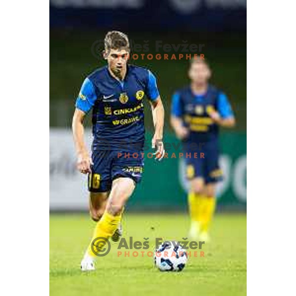 Ivica Vidovic in action during UEFA Europa League 2025/26 qualifier football match between NK Celje and Sabah FC in Stadion z’dezele, Celje, Slovenia on July 17, 2025. Photo: Jure Banfi