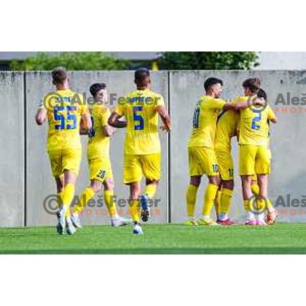 in action during Prva liga Telemach 2025/2026 football match between Primorje and Domzale in Ajdovscina, Slovenia on July 19, 2025