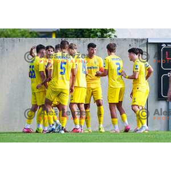 in action during Prva liga Telemach 2025/2026 football match between Primorje and Domzale in Ajdovscina, Slovenia on July 19, 2025