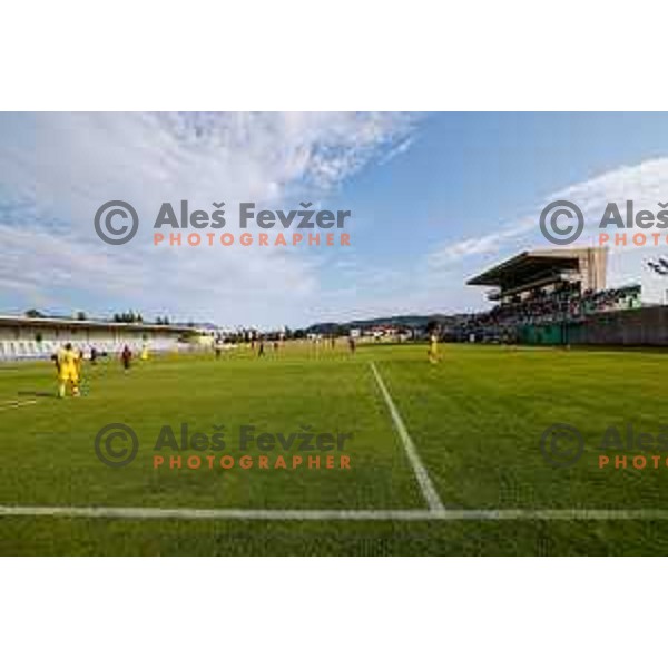 in action during Prva liga Telemach 2025/2026 football match between Primorje and Domzale in Ajdovscina, Slovenia on July 19, 2025