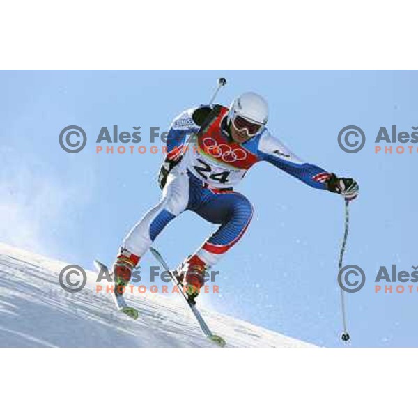Burtin (FRA) at 2006 Torino Winter Olympic games men\'s Giant Slalom in Sestriere on February 20, 2006