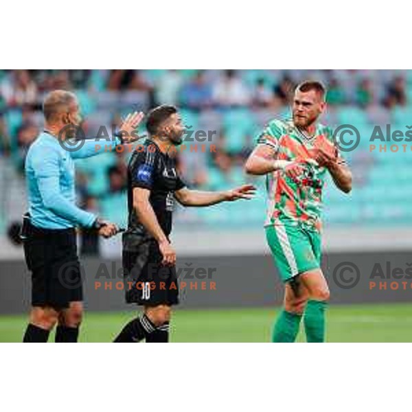 Alex Matthias Tamm of Olimpija in action during Prva liga Telemach 2025/2026 football match between Olimpija and Mura in SRC Stozice, Ljubljana, Slovenia on July 19, 2025. Photo: Filip Barbalic