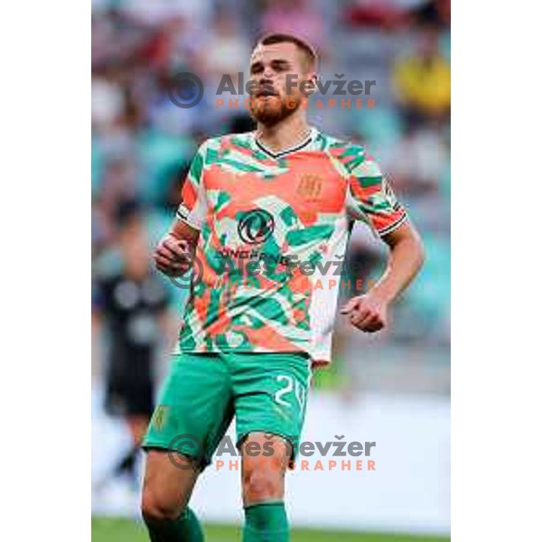 Alex Matthias Tamm of Olimpija in action during Prva liga Telemach 2025/2026 football match between Olimpija and Mura in SRC Stozice, Ljubljana, Slovenia on July 19, 2025. Photo: Filip Barbalic
