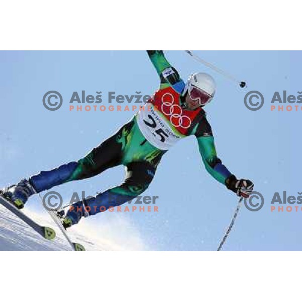 Ales Gorza (SLO) at 2006 Torino Winter Olympic games men\'s Giant Slalom in Sestriere on February 20, 2006