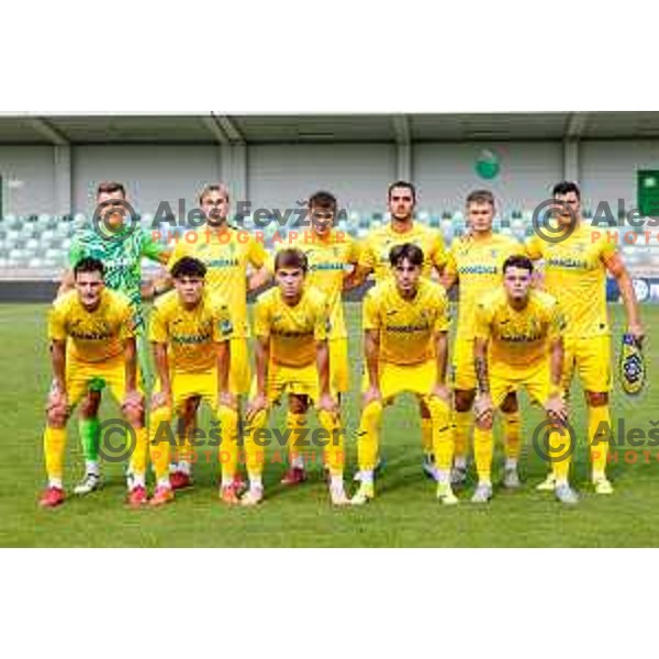 in action during Prva liga Telemach 2025/2026 football match between Primorje and Domzale in Ajdovscina, Slovenia on July 19, 2025