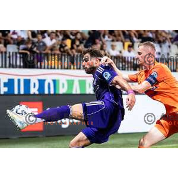 in action during Prva liga Telemach 2025/26 football match between NK Maribor and NK Celje in Maribor, Ljudski vrt, Slovenia on July 20, 2025. Photo: Jure Banfi