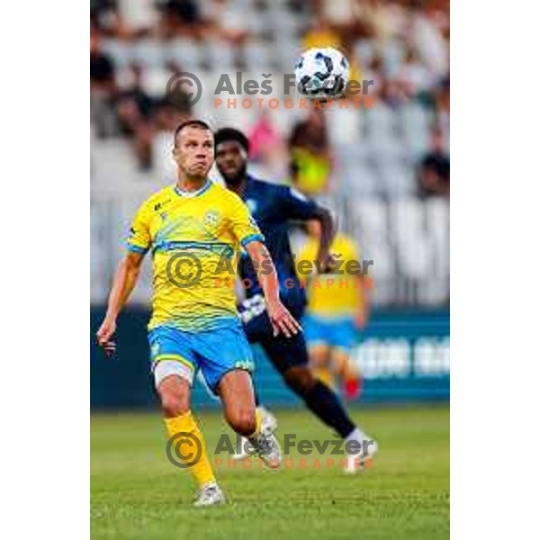 Damjan Bohar in action during Prva liga Telemach 2025/2026 football match between Koper and Bravo at Bonifika Stadium in Koper, Slovenia on July 20, 2025