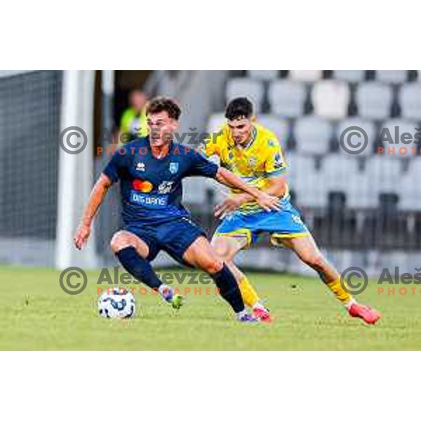  in action during Prva liga Telemach 2025/2026 football match between Koper and Bravo at Bonifika Stadium in Koper, Slovenia on July 20, 2025