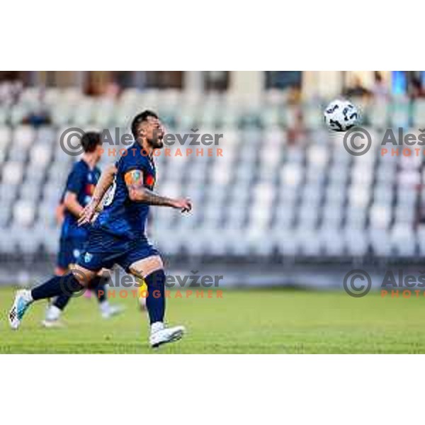 in action during Prva liga Telemach 2025/2026 football match between Koper and Bravo at Bonifika Stadium in Koper, Slovenia on July 20, 2025