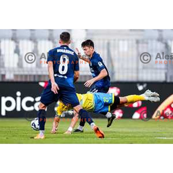  in action during Prva liga Telemach 2025/2026 football match between Koper and Bravo at Bonifika Stadium in Koper, Slovenia on July 20, 2025