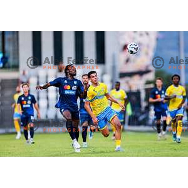  in action during Prva liga Telemach 2025/2026 football match between Koper and Bravo at Bonifika Stadium in Koper, Slovenia on July 20, 2025