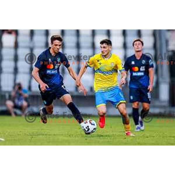  in action during Prva liga Telemach 2025/2026 football match between Koper and Bravo at Bonifika Stadium in Koper, Slovenia on July 20, 2025