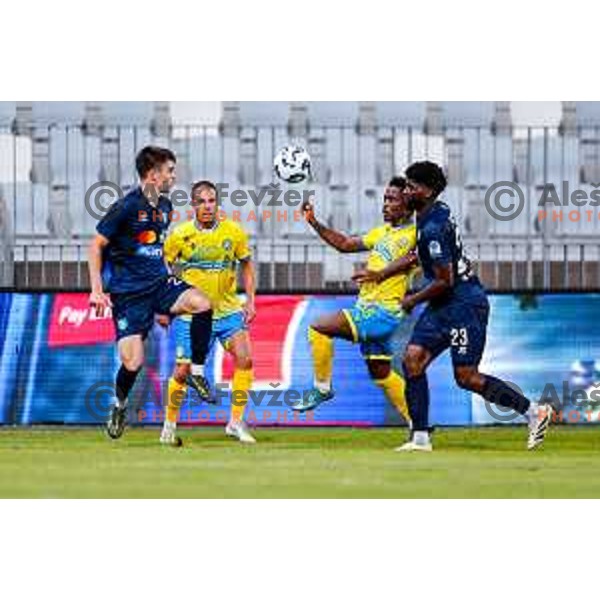  in action during Prva liga Telemach 2025/2026 football match between Koper and Bravo at Bonifika Stadium in Koper, Slovenia on July 20, 2025