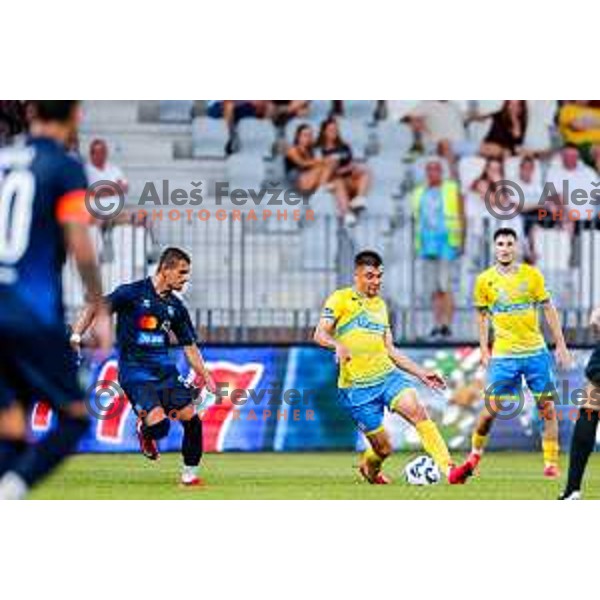  in action during Prva liga Telemach 2025/2026 football match between Koper and Bravo at Bonifika Stadium in Koper, Slovenia on July 20, 2025