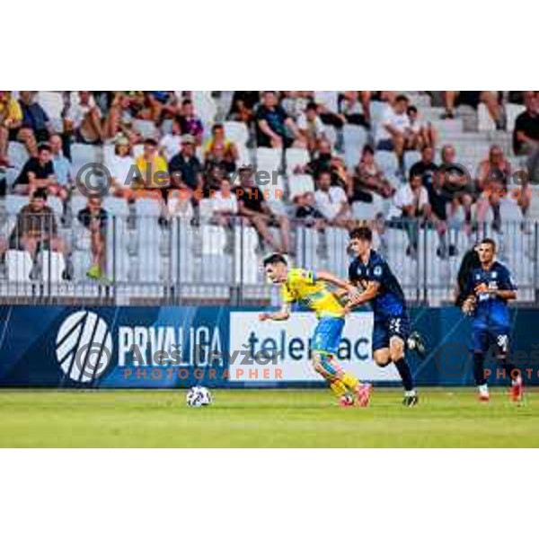  in action during Prva liga Telemach 2025/2026 football match between Koper and Bravo at Bonifika Stadium in Koper, Slovenia on July 20, 2025