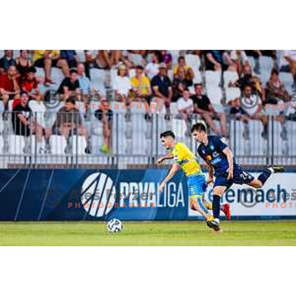  in action during Prva liga Telemach 2025/2026 football match between Koper and Bravo at Bonifika Stadium in Koper, Slovenia on July 20, 2025