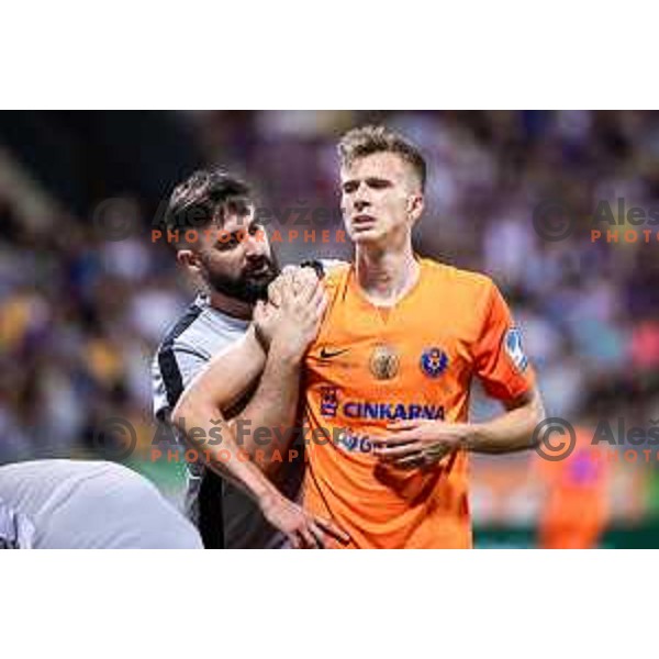 in action during Prva liga Telemach 2025/26 football match between NK Maribor and NK Celje in Maribor, Ljudski vrt, Slovenia on July 20, 2025. Photo: Jure Banfi