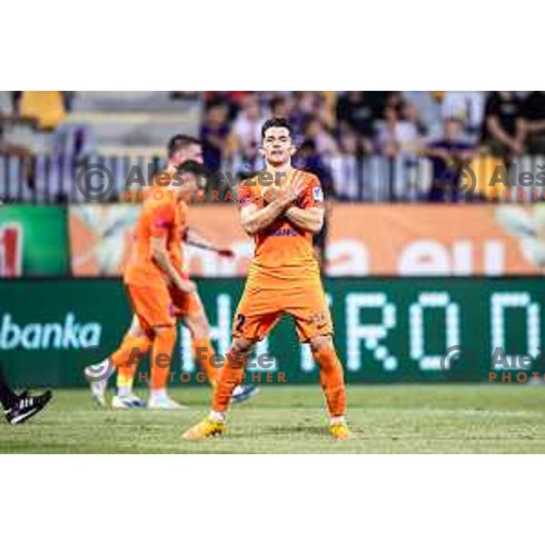 in action during Prva liga Telemach 2025/26 football match between NK Maribor and NK Celje in Maribor, Ljudski vrt, Slovenia on July 20, 2025. Photo: Jure Banfi