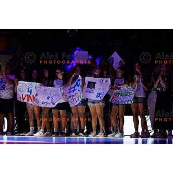 during Dejan Vincic farewell after Men’s Volleyball Nations League match between Slovenia and Serbia in Ljubljana, Slovenia on July 20, 2025. Photo Grega Valancic