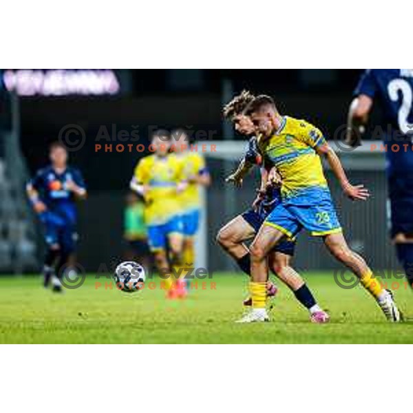 in action during Prva liga Telemach 2025/2026 football match between Koper and Bravo at Bonifika Stadium in Koper, Slovenia on July 20, 2025