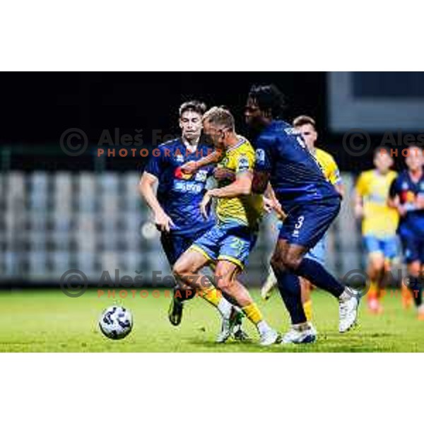 Nik Omladic in action during Prva liga Telemach 2025/2026 football match between Koper and Bravo at Bonifika Stadium in Koper, Slovenia on July 20, 2025